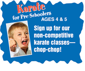 karate for pre-schoolers
