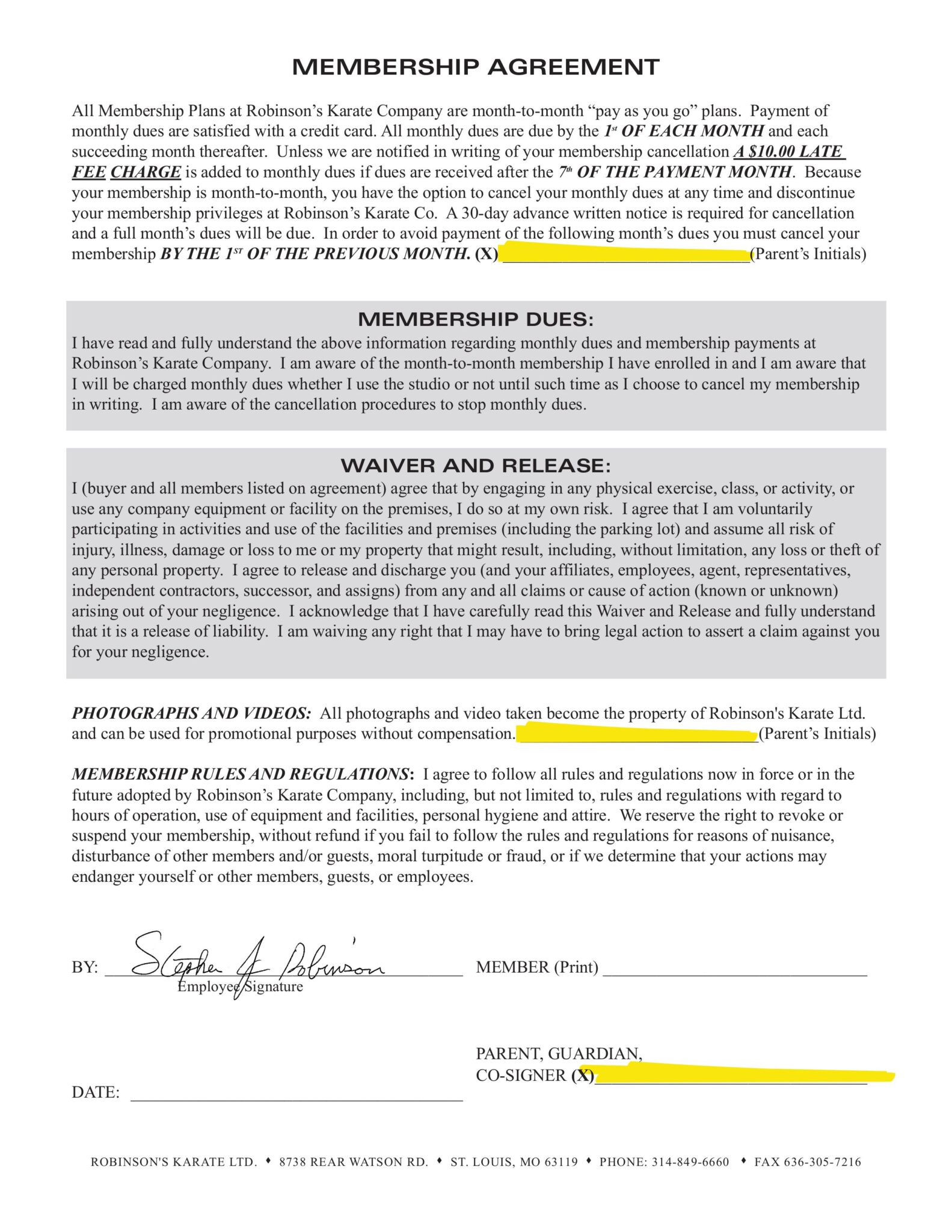 Jazzyfit Membership Agreement - b814ix1